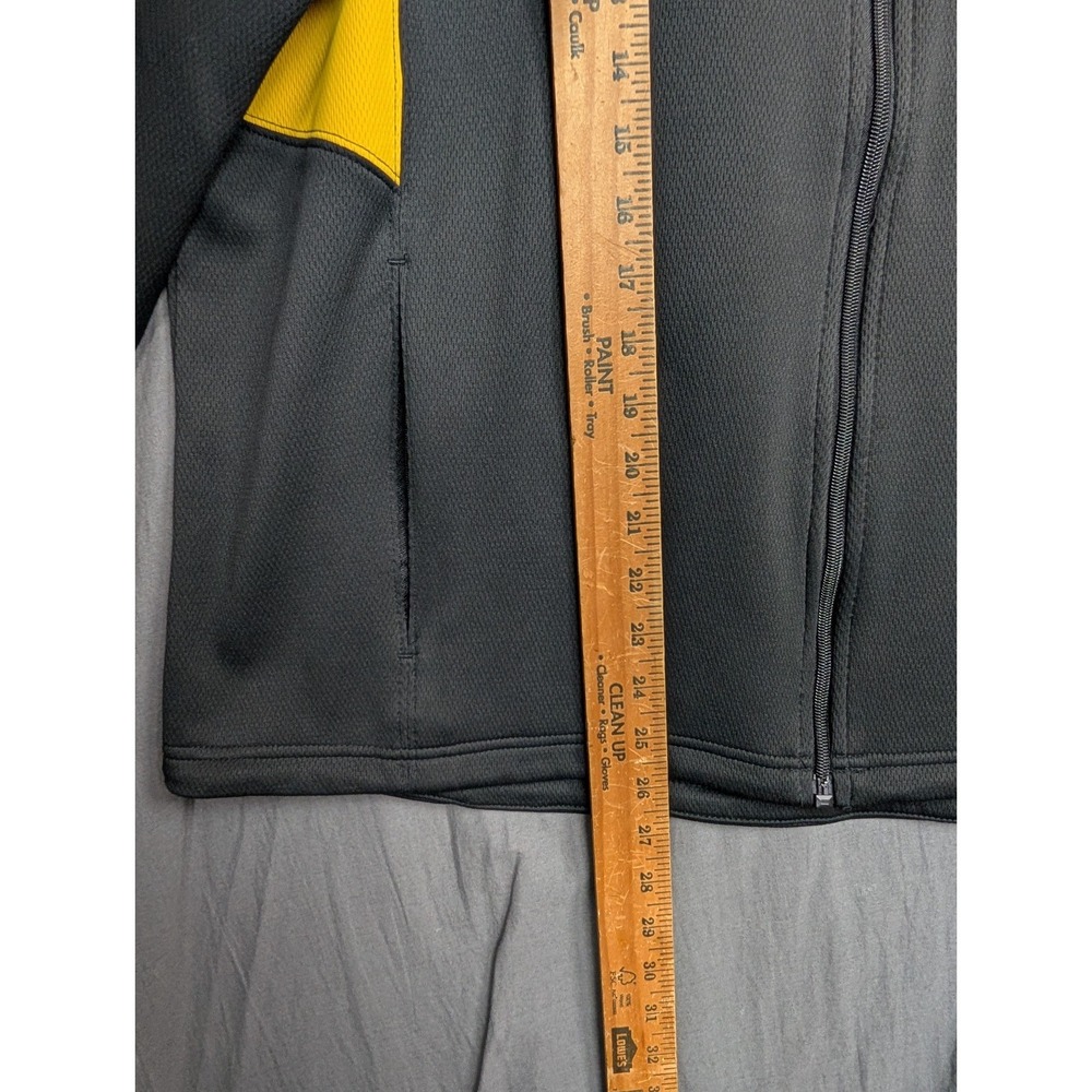 Tri-Mountain Performance Jacket Women's M Black Yellow Full Zip Windbreaker - Picture 3 of 7